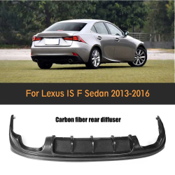 Carbon Fiber Rear Bumper Diffuser Lip for Lexus IS250 IS300 IS-F 2013-2016