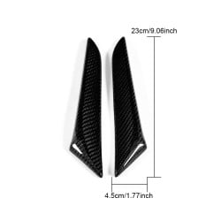 Carbon Fiber Rear Bumper Fins fit for Honda Civic Type R Hatchback 4-Door 2015-2016