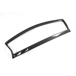 Carbon Fiber Front Grill Mesh Grille Frame Trim Sticker for Infiniti Q50 Sedan 4-Door 2014-2016