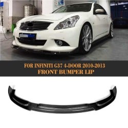 Carbon Fiber Front Bumper Spoiler Lip for Infiniti G37 2009-2013