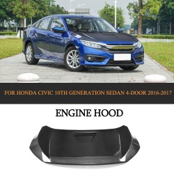 Carbon Fiber Engine Hood for Honda Civic 10th Generation Sedan 2016-2017