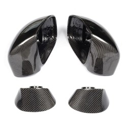 Carbon Fiber Car Rearview Mirror Cap Covers for Nissan GTR R35 2009 - 2015