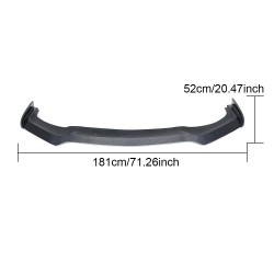 Carbon Fiber Car Front Bumper Lip for INFINITI Q50 Sport Model 2018