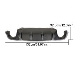 Carbon Fiber Q50 Rear Diffuser for Infiniti 400 Sport Sedan 4-Door 2018