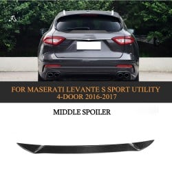 Carbon Fiber Middle Spoiler for Maserati Levante 4-Door 2016-2017