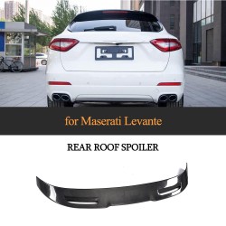 Carbon Fiber Car Roof Spoiler for Maserati Levante Base 4-Door 2016-2018