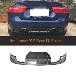 arbon Fiber Rear Bumper Diffuser for Jaguar XE Sedan 2015-2019