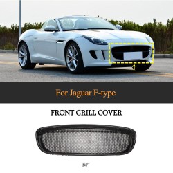 For Jaguar F-type 5.0T Carbon Fiber Front Bumper Grill 2013-2016
