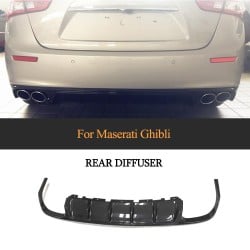 Carbon Fiber Rear Diffuser For Maserati Ghibli 2014-2016