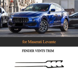 Dry Carbon Fiber Fender Vents Trim for Maserati Levante 2016-2018