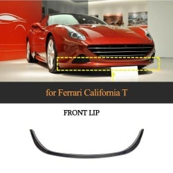 Carbon Fiber Front Bumper Lip Spoiler Splitters For Ferrari California T 2015 - 2018 Front Bumper Lip Spoiler Spliters