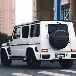 Unleash the Legendary Conqueror with Our Hardcore Off-Road Body Kit for the 1997-2018 Mercedes-Benz G-Class