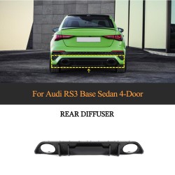 Dry Carbon Fiber Rear Diffuser for Audi RS3 8Y Sedan 4-Door 2022-2023