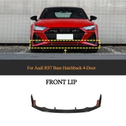 Dry Carbon Fiber Front Lip for Audi RS7 Sportback Hatchback 4-Door 2020-2021