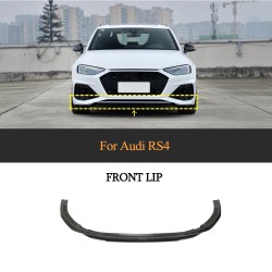 Dry Carbon Fiber Front Lip for Audi RS4 B9 Avant 2020-2021