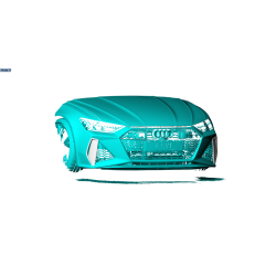 Dry Carbon Fiber Front Bumper Scoop Trims for Audi RS6 Avant Wagon 4-Door 2019-2022