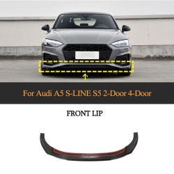 Dry Carbon Fiber Front Lip for Audi A5 S-LINE S5 2-Door 4-Door 2020-2021