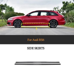 Carbon Fiber Side Skirts for Audi RS6 2013-2018
