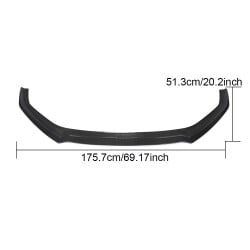 Carbon Fiber Car Front Lip Splitter for Audi S5 B9 A5 SLINE 2017-2019