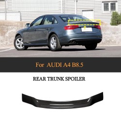 Carbon Fiber Rear Trunk Spoiler for Audi A4 B8.5 A4L Sedan 4-Door 2013-2016