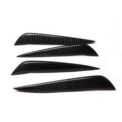 Carbon Fiber S3 Front Bumper Fins For Audi A3 8V S3 Sedan 4door 2014-2016