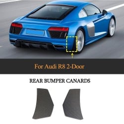 R8 Pure Carbon Fibre R8 Rear Winglet Side Splitters for Audi R8 Gen 2 V10 2016-2019