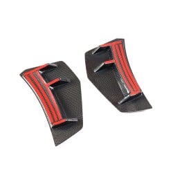 R8 Pure Carbon Fibre R8 Rear Winglet Side Splitters for Audi R8 Gen 2 V10 2016-2019