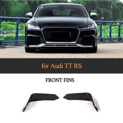 TTRS Carbon Fiber Fog Lamps Vents Trims for Audi TTRS MK3 8S 2016-2019