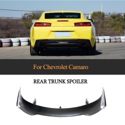 Pure Carbon Fiber ZL1 Rear Wing Trunk Spoiler for Chevy Camaro ZL1 SS RS 2016-2019