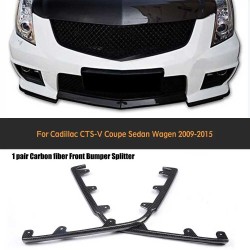 Carbon Fibre Front Lip Car Apron CTS-V Front Splitters For Cadillac CTS-V Sedan Coupe 2009-2015