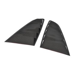 Dry Carbon Fiber Exterior Accessories Rear Window Vents for Ford Mustang GT Coupe 2-Door 2015-2017