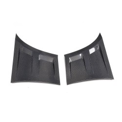Dry Carbon Fiber Car Fender Vents Molding Trim for Ford Mustang GT Coupe 2-Door 2015-2017