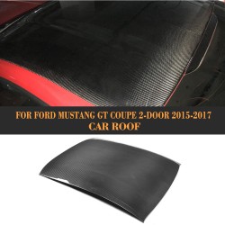 Carbon Fiber Car Roof Overlay for Ford Mustang GT Coupe 2-Door 2015-2017