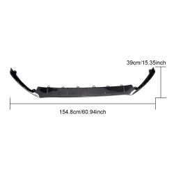 Carbon Fiber Front Lip Spoiler Body kit for Ford Focus RS Hatchback 2016-2018