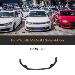 Carbon Fiber Front Lip Spoiler for VW Jetta MK6 GLI Sedan 4-Door 2013-2015 (Fits: Jetta GLI)