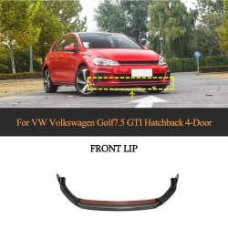 Carbon Fiber Front Lip for VW Volkswagen Golf7.5 GTI Hatchback 4-Door 2017-2019