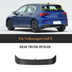 Fits Volkswagen Golf 8 MK8 GTI R Hatchback Real Carbon Rear Roof Spoiler Wing