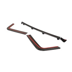 Real Carbon Fiber Rear Bumper Diffuser Spoiler for Volkswagen T6 Multivan 2015 - 2020