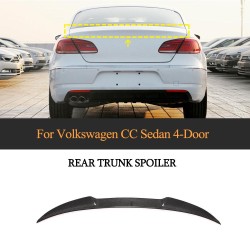 Carbon Fiber CC Rear Trunk Spoiler Wing For VW Volkswagen Passat CC Sedan 2013 - 2018