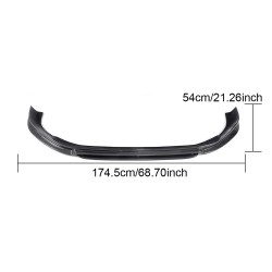 Carbon Fiber Car Front Bumper Lip for Volkswagen VW GOLF 7 VII MK7 R R-LINE 2014-2017