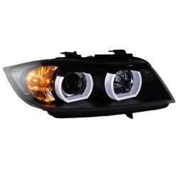 Enhance Your BMW 3 Series E90 (2005-2012) with Lens LED Headlights | Plug-and-Play Pair