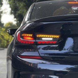 Upgrade to BMW 3 Series G20 G28 (2019-2023) Full LED Dynamic Tail Lights | Flowing Turn Signals | 1 Pair