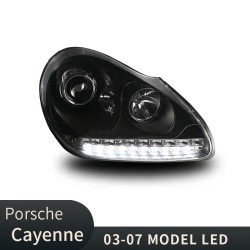 Porsche Cayenne 2003-2007 (955) Upgrade to LED Daytime Running Lights (DRL) Xenon Headlights [Free Shipping]