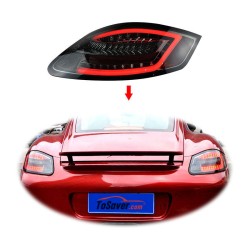 Porsche Cayman & Boxster 2004-2008 (987) LED Dynamic Tail Lights - Upgrade to LED Perfection [Free Shipping]