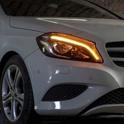 Upgrade to AMG Style Full LED Headlights for Mercedes-Benz A-Class W176 (2013-2018) | Pair