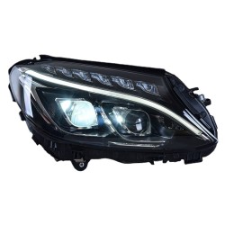 Upgrade to Full LED Dual-Lens Headlights for Mercedes-Benz C-Class W205 C180 C260 (2014-2018) | Pair