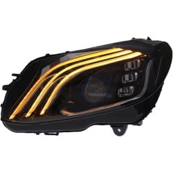 Upgrade to S-Class Maybach Style Full LED Headlights for Mercedes-Benz C-Class W205 (2015-2021) | Pair