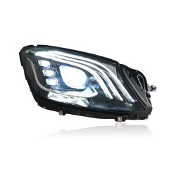 Upgrade to New Maybach Style Full LED Headlights for Mercedes S-Class W222 | 2014-2017 | Pair
