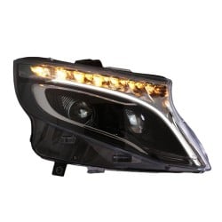 Upgrade to Full LED Headlights for Mercedes-Benz V-Class VITO 2016-2019 | LED Lens Headlights | Pair