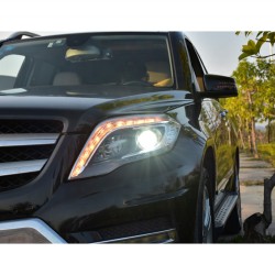 Upgrade to 2013-2015 Mercedes GLK LED Headlights | Plug-and-Play | Pair